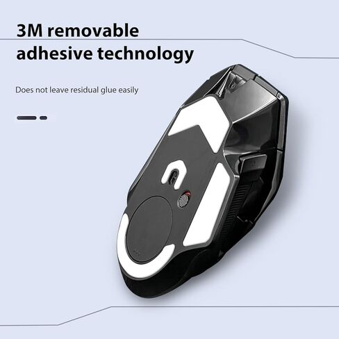 مجموعتان من زلاجات الماوس G502 X، أقدام بديلة PTFE متوافقة مع Logitech G502 X Lightspeed Wireless/ G502 X ماوس ألعاب سلكي، وسادة تزلج ناعمة ومتينة (0.7 مم/أبيض) in Kuwait