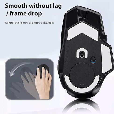 مجموعتان من زلاجات الماوس G502 X، أقدام بديلة PTFE متوافقة مع Logitech G502 X Lightspeed Wireless/ G502 X ماوس ألعاب سلكي، وسادة تزلج ناعمة ومتينة (0.7 مم/أبيض) in Kuwait