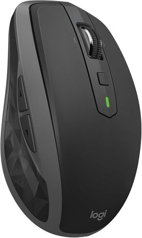 Logitech MX Anywhere 2S Bluetooth Edition Compact Wireless Mouse, No USB Receiver - Use on Any Surface, Rechargeable, Control up to 3 Apple Mac and Windows Computers and Laptops (Renewed) in Kuwait