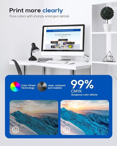 خراطيش حبر Skydo 910XL كومبو حزمة 910 حبر متوافقة مع خراطيش حبر 910XL لطابعات HP 8015e 8025e لطابعات OfficeJet 8015e 8022e 8015 8010 OfficeJet Pro 8025 8028e 8035e 8020، 4 عبوات in Kuwait