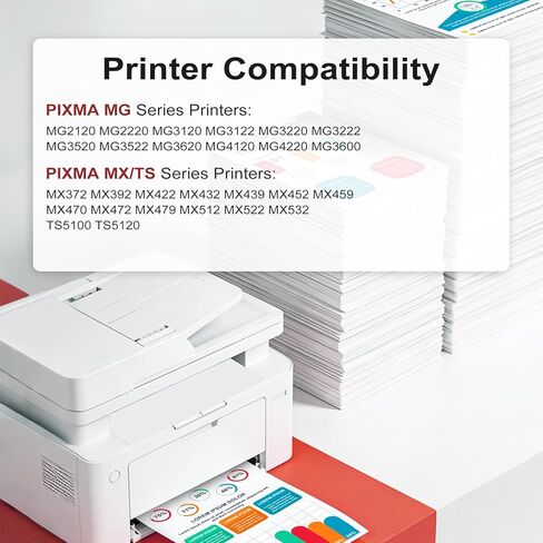 خرطوشة حبر سوداء متوافقة 240XL بديلة لطابعة Canon PG-240 XL PG240 لطابعة PIXMA MG3620 MG3600 MG3220 TS5120 TS5100 MX470 MX532 MX452 MG3222 MG3122 MG3222 MG3520 (عبوتان) in Kuwait