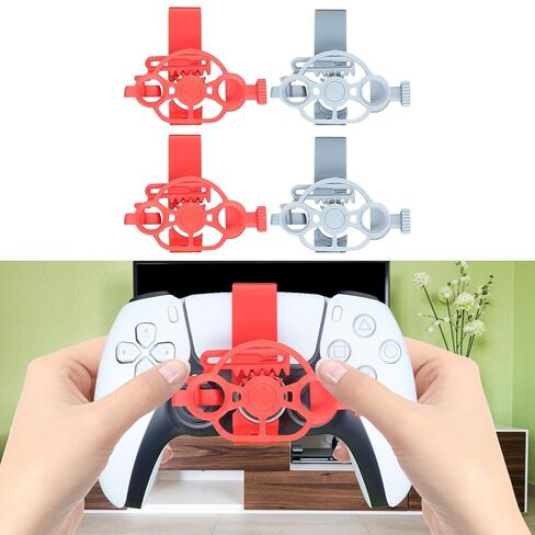 CALANDIS™ Controller Mini Steering Wheel Replace Parts Easily Install Game Accessories Red | Controllers & Attachments | Video Game Accessories in Kuwait