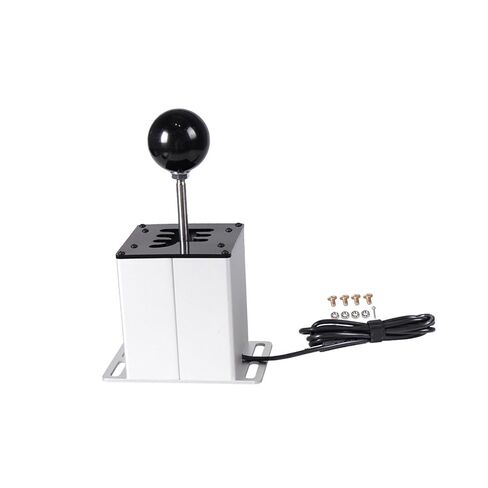 CALANDIS™ PC USB H Gear Shifter Accessories PC USB Simulator Shifter for G920 T300 7 Gear White | Controllers & Attachments | Video Game Accessories in Kuwait