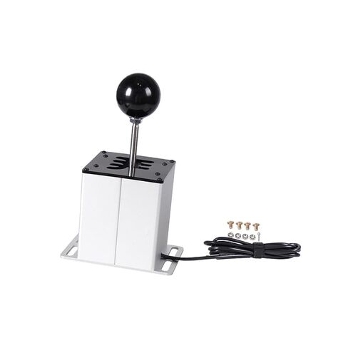 CALANDIS™ PC USB H Gear Shifter Accessories PC USB Simulator Shifter for G920 T300 7 Gear White | Controllers & Attachments | Video Game Accessories in Kuwait