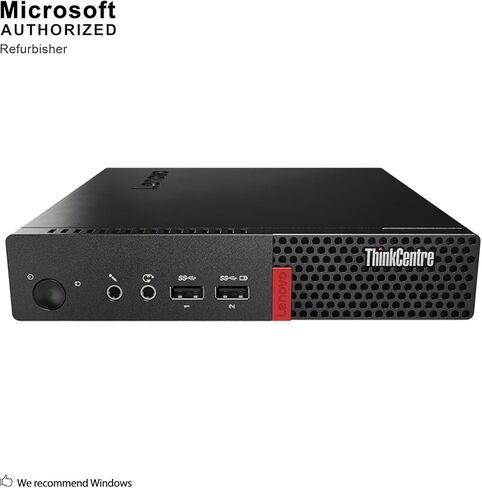 كمبيوتر مكتبي صغير Lenovo ThinkCentre M910q، Core i5-6500T (2.5 جيجا هرتز-3.4 جيجا هرتز)، ذاكرة الوصول العشوائي DDR4 سعة 8 جيجا بايت، SSD 256 جيجا بايت، واي فاي، USB، لوحة مفاتيح وماوس سلكية، Windows 11 Home (متجدد) in Kuwait