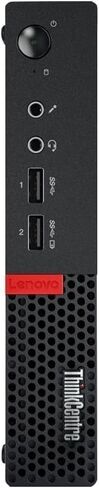 كمبيوتر مكتبي صغير Lenovo ThinkCentre M910q، Core i5-6500T (2.5 جيجا هرتز-3.4 جيجا هرتز)، ذاكرة الوصول العشوائي DDR4 سعة 8 جيجا بايت، SSD 256 جيجا بايت، واي فاي، USB، لوحة مفاتيح وماوس سلكية، Windows 11 Home (متجدد) in Kuwait