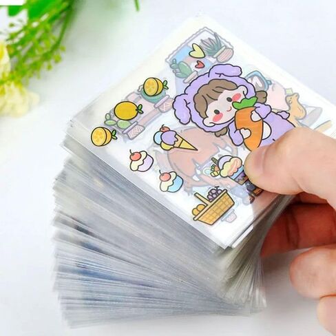 Notebook Decoration 10/20/50Pcs DIY Durable Scrapbook Decor PVC Stickers Phone Water Bottle(10Pcs) in Kuwait