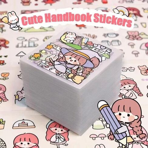 Notebook Decoration 10/20/50Pcs DIY Durable Scrapbook Decor PVC Stickers Phone Water Bottle(10Pcs) in Kuwait