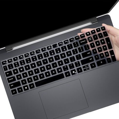 Keyboard Cover for 2026 2025 Dell 16 Plus Laptop DB16250 DB16255 /Dell 16 Plus 2-in-1 DB06250 /Dell 16 Laptop DC16250 DC16251 16 inch, US Layout (NOT FIT Dell Pro 16/Pro 16 Plus/Pro Max 16)-Black in Kuwait