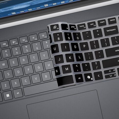 Keyboard Cover for 2026 2025 Dell 16 Plus Laptop DB16250 DB16255 /Dell 16 Plus 2-in-1 DB06250 /Dell 16 Laptop DC16250 DC16251 16 inch, US Layout (NOT FIT Dell Pro 16/Pro 16 Plus/Pro Max 16)-Black in Kuwait
