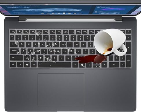 Keyboard Cover for 2026 2025 Dell 16 Plus Laptop DB16250 DB16255 /Dell 16 Plus 2-in-1 DB06250 /Dell 16 Laptop DC16250 DC16251 16 inch, US Layout (NOT FIT Dell Pro 16/Pro 16 Plus/Pro Max 16)-Black in Kuwait