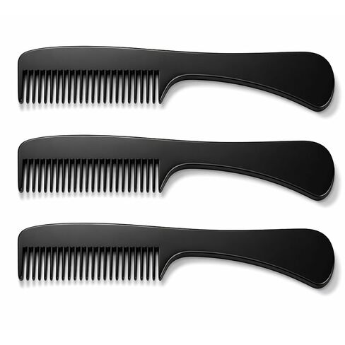 G.B.S Beard Mustache Comb MCB 3 Pack-Extra Small. Unbreakable Fine Toothed, Beard and Moustache Combs for Facial Hair Grooming. Hand Polished Cellulose Acetate Gentle: Flexible Pocket Size in Saudi Arabia