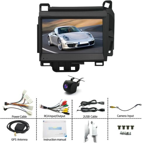 2+64GB Android 13 Car Stereo Radio for Lexus CT200h / CT20, 7-inch Touchscreen with Wireless CarPlay Android Auto GPS Navigation Wi-Fi Bluetooth FM Radio, AHD Backup Camera in Kuwait