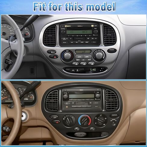 راديو ترقية ستيريو للسيارة Android 14 Double Din لسيارة Toyota Tundra 2000-2006، شاشة لمس 9.7 بوصة مع تشغيل لاسلكي Android Auto GPS WiFi Bluetooth RDS DSP SWC Mirrorlink Mic كاميرا احتياطية in Kuwait