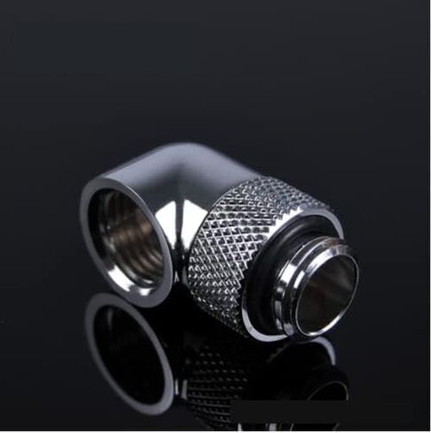 Barrow G1/4" 90 Degree Rotary Adaptor Fitting - Silver (TWT90-V2.5-Silver) in Kuwait
