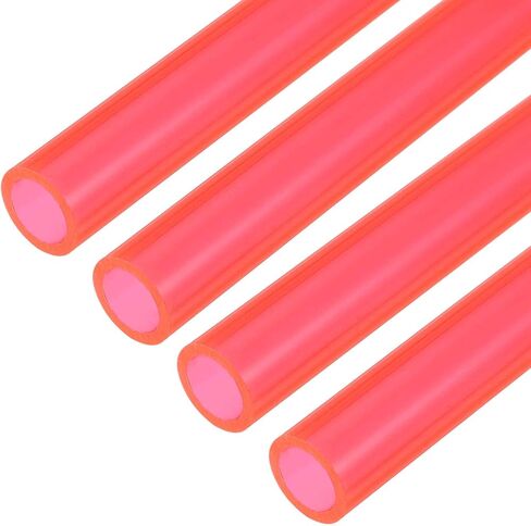 MECCANIXITY 4Pcs Rigid Water Cooling Tube, 10mm ID 14mm OD 0.5 Meter Long Hard PETG Computer Water Cooling Tubing for Water Cooling Systems, Blue in Kuwait
