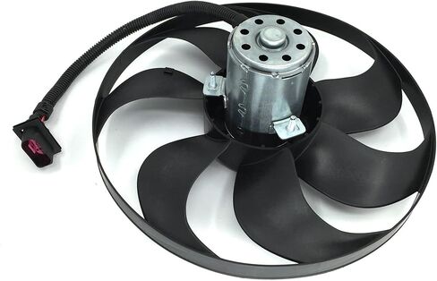 مروحة تبريد الرادياتير اليسرى متوافقة مع 2000-2006 Audi TT/TT Quattro لـ 1999-2006 Volkswagen Golf/Jetta 1J0959455F in Kuwait