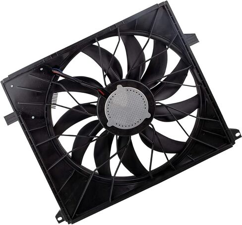 1635000293 A/C Radiator Brushless Cooling Fan Assembly for Mercedes W163 ML55 AMG 2000 2001 2002 2003, 1635000393340-55013-000, 674-59720, 674-59721, MB3115118 in Kuwait