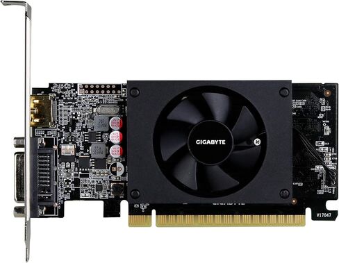بطاقات الرسوميات GIGABYTE GeForce GT 710 بسعة 1 جيجابايت وتدعم واجهة الناقل PCI Express 2.0 X8. بطاقات الرسومات GV-N710D5-1GL REV2.0 in Kuwait