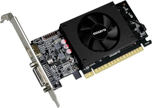 بطاقات الرسوميات GIGABYTE GeForce GT 710 بسعة 1 جيجابايت وتدعم واجهة الناقل PCI Express 2.0 X8. بطاقات الرسومات GV-N710D5-1GL REV2.0 in Kuwait