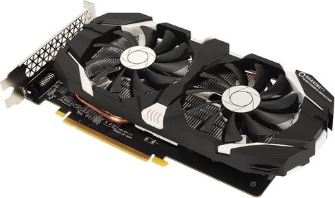 Dpofirs 1060 Graphics Card, Computer Graphics Card 6GB GDDR5 192bit with Fans 4K HDR Technology 8008MHz Gaming Graphics Card with HDMI DVI DP Display Interface(6GB) in Kuwait