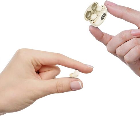 Xmenha Extra Small Invisible Mini Earbuds Wireless Bluetooth Small Invisible Ear Buds for Sleeping Smallest Headphones Tiny Micro Hidden Discreet Earbuds for Work in Kuwait