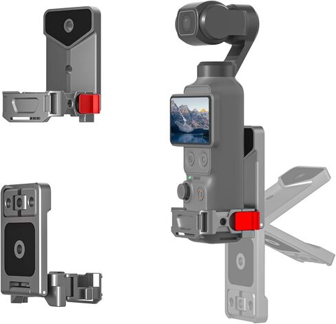 حامل مغناطيسي، حامل محول توسيع مغناطيسي من سبائك الألومنيوم لجيب DJI Osmo 4/جيب 3/Xtra Muse مع فتحة حذاء باردة، يمكن تعديل الزاوية. يمكن تركيبه على عصا سيلفي ثلاثية القوائم in Kuwait