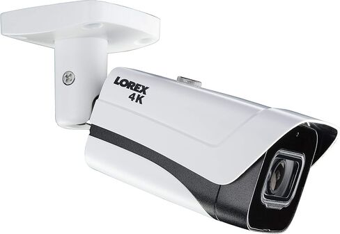 كاميرا مراقبة Lorex مقاومة للعوامل الجوية داخلية/خارجية بدقة 4K فائقة الدقة مع رؤية ليلية ملونة طويلة المدى ومجال رؤية واسع in Kuwait