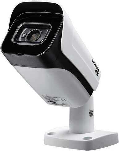 كاميرا مراقبة Lorex مقاومة للعوامل الجوية داخلية/خارجية بدقة 4K فائقة الدقة مع رؤية ليلية ملونة طويلة المدى ومجال رؤية واسع in Kuwait