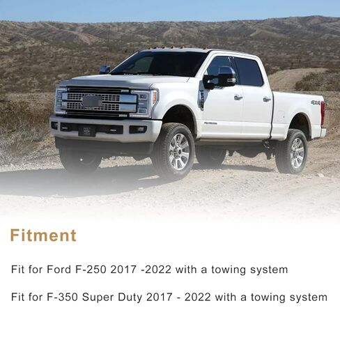 مجموعة سرج كابل الكاميرا العكسية، بديل لسيارة Ford F250 وF350 Super Duty 2017 2018 2019 2020 2021 2022 W/Towing System، الجزء# HC3Z-14D202-M in Kuwait