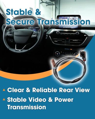مجموعة أدوات تثبيت كابل الكاميرا العكسية تحل محل HC3Z-14D202-M متوافقة مع Ford F-250 F-350 Super Duty 2017 2018 2019 2020 2021 2022، حزام أسلاك الكاميرا الاحتياطية لنظام السحب in Kuwait