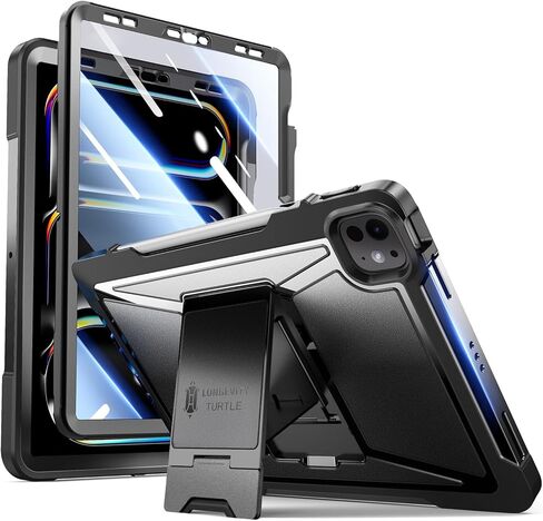 حافظات Ztotop لجهاز iPad Pro 13 بوصة (M5/M4) 2025/2024، Pro 12.9 بوصة الجيل السادس/الخامس/الرابع 2022/2021، غطاء متين واقٍ لكامل الجسم مع [حامل قلم + واقي شاشة] لجهاز iPad Pro 13، أسود in Kuwait
