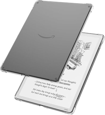 Clear Case for Kindle Scribe Colorsoft 11-inch | Slim & Lightweight | Anti-Slip & Scratch Resistant | Transparent Flexible Soft Back Cover for Amazon Scribe 2025 (Clear) in Kuwait