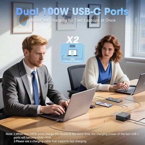 330W 10-Port USB C Charging Station, PD 100W 65W 45W 30W 20W Laptop & Phone Desktop Fast Charger Hub, Compatible with MacBook Pro/Air, iPhone 17/16/15/Pro, iPads, Galaxy in Kuwait