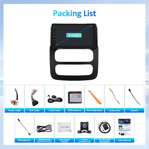 4G+64G Car Radio for Dodge Ram 1500 2500 3500 2002-2005: Android 15 Car Stereo Upgrade for Dodge Ram 1500 Radio, Wireless/Wire Carplay&Android Auto/Bluetooth/WiFi/GPS/FM SWC/Backup Camera in Kuwait