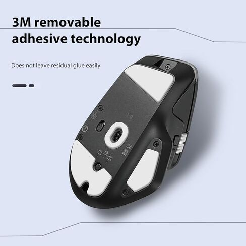 مجموعتان من زلاجات MX Master 4 Ice Mouse، أقدام بديلة PTFE متوافقة مع ماوس Logitech MX Master 4 اللاسلكي، وسادة تزلج ناعمة ومتينة (0.7 مم/أبيض) in Kuwait