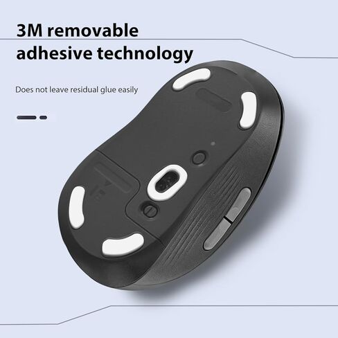 مجموعتان من زلاجات ماوس الجليد M750، أقدام بديلة PTFE متوافقة مع Logitech M750/ M650 (غير مناسبة للفأرة M750L، M650L)، وسادة تزلج ناعمة ومتينة (0.7 مم/أبيض) in Kuwait