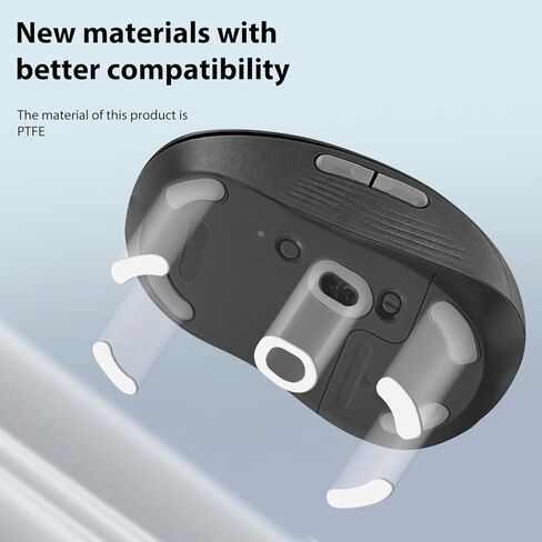 مجموعتان من زلاجات ماوس الجليد M750، أقدام بديلة PTFE متوافقة مع Logitech M750/ M650 (غير مناسبة للفأرة M750L، M650L)، وسادة تزلج ناعمة ومتينة (0.7 مم/أبيض) in Kuwait