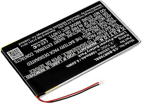 ALLC Replacement Battery for Barnes & Noble BNRV700/GlowLight Plus 7.8,PN:PR-285084,1500mAh in Kuwait