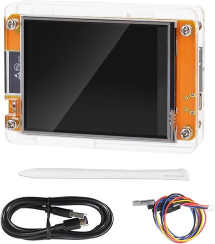 AITRIP 4 Pack 2.8" ESP32 Display ILI9341 Driver with Acrylic Case, 2.8inch ESP32-2432S028R ESP32 Display 240x320 Resistive Touchscreen TFT LCD, ESP32 Development Board for Arduino IDE in Kuwait