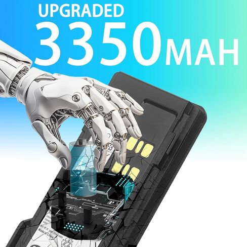 3350mAh PMNN4409 PMNN4409AR Upgrade Battery,Replacement with Type-C Charging Port for XPR7550 XPR7350 XPR7580 APX1000 XPR3500 DP4400 PMNN4448 Battery (1Pack+Belt Clip) in Kuwait