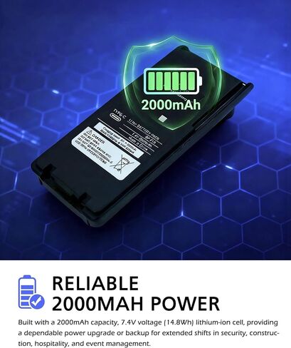 BP-210 Replacement Battery-2000mAh Li-ion Battery with USB-C Charging for IC-V8 IC-V81 IC-V82 IC-U82 IC-F3GS IC-F40GT IC-A6 IC-A24 Replacement BP-209/BP-222 Battery for Field Work & On-the-Go Use in Kuwait