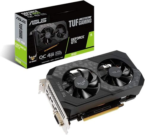 بطاقة فيديو ASUS GEFORCE GTX 1650 TUF Gaming OC Edition 4GB GDDR6 TUF-GTX1650-O4GD6-P-GAMING (متجددة) in Kuwait