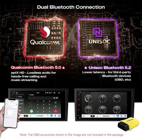 XTRONS Android 14 Car Stereo for Audi A4 S4 RS4 (B6/B7) SEAT Exeo, 8" G+G QLED Touchscreen, High-Speed Octa-Core 8+128GB, Wireless CarPlay & Android Auto, Global 4G LTE, GPS Nav, Dual Bluetooth in Kuwait