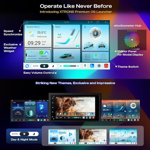 XTRONS Android 14 Car Stereo for Audi A4 S4 RS4 (B6/B7) SEAT Exeo, 8" G+G QLED Touchscreen, High-Speed Octa-Core 8+128GB, Wireless CarPlay & Android Auto, Global 4G LTE, GPS Nav, Dual Bluetooth in Kuwait