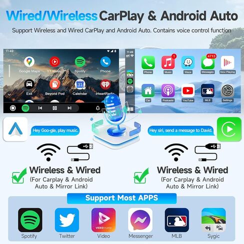 راديو سيارة Leadfan Leadfan لسيارة Toyota Prius 2004-2009 بديل ستيريو متوافق مع JBL Wireless Apple CarPlay Android Auto، شاشة لمس 9 بوصة مع نظام ملاحة GPS بلوتوث وواي فاي وكاميرا احتياطية وميكروفون in Kuwait