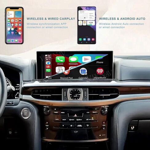 صندوق واجهة نظام Linux لسيارة Lexus GS LS RX هو LX570 ES CT NX RC Wireless Carplay Android Auto GPS Navigation فقط يدعم شاشة راديو السيارة الأصلية in Kuwait
