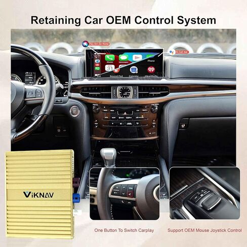 صندوق واجهة نظام Linux لسيارة Lexus GS LS RX هو LX570 ES CT NX RC Wireless Carplay Android Auto GPS Navigation فقط يدعم شاشة راديو السيارة الأصلية in Kuwait