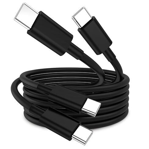 [عبوتان، 10 أقدام] كابل USB C إلى USB C بقدرة 240 وات، سلك شاحن طويل سريع من النوع C متوافق مع MacBook Pro وiPad Pro وiPhone 17 16 15 Pro Max وSamsung S25 والكمبيوتر المحمول. أبيض in Kuwait