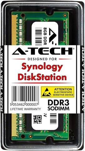 عصا ذاكرة الوصول العشوائي A-Tech سعة 8 جيجابايت لـ Synology DS916+ DiskStation - DDR3/DDR3L 1866 ميجاهرتز PC3L-14900 1.35V SO-DIMM Max وحدة الترقية in Kuwait
